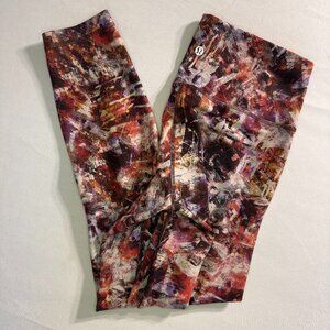 lululemon Athletica Wunder High Rise 25in Leggings Urbancity Multi Size 10
